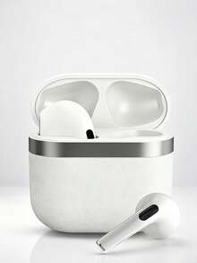 TWS Earbuds, Airbuds, Bluetooth Earphones And Wireless Earbuds, Built-In Microphone For Clear Calls, Long Battery Life, Sweat-Resistant White Design, Comfortable Stem Style, Compatible With IOS And Android Devices – Suitable For Fitness, Running, Daily Use - White - View 1