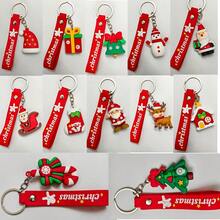Christmas Gift Santa Claus Figurine Pendant Car Keychain Christmas Eve Company Mall Event Small Gift - Multicolor - View 13