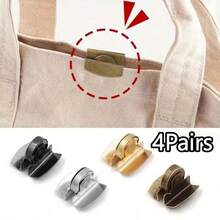 4/8Pairs Magnetic Clasp Invisible Seamless Buckle, Metal Snap Button For Handbag, Wallet Decoration DIY Craft Accessories, Suitable For Bags, Jewelry Boxes And More - Multicolor - View 19