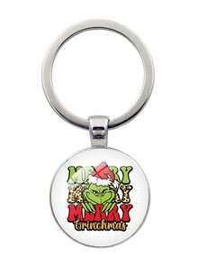 The Grinch Christmas Pendant Car Keychain Wholesale, Hot-Selling Cross-Border Accessory Gift - Multicolor - View 14