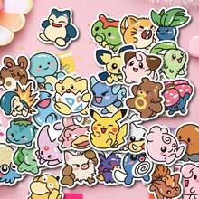 53pcs Cute Anime Stickers Self-Adhesive Waterproof Vinyl Stickers Suitable For Laptops, Water Bottles, Suitcases, Party Decorations, Handmade Art Supplies, Customized Exclusive Cartoon Character Decorations - Multicolor - View 6