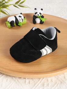 Versatile Unisex Infant Sneakers Toddler Walking Shoes Infant Shoes Spring Autumn - Black - View 5
