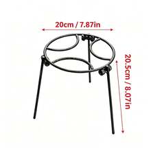 1pc Portable Camping Tripod, Cast Iron Material, Adjustable Legs - Sturdy Metal Structure, Foldable Bracket And Dutch Oven Support, Suitable For Outdoor, Cooking, Outdoor Grill Rack, Camping Equipment, Applicable For BBQ, Heating, Bonfire Gathering And Yard, Backyard Or Garden Scenes - Regular - View 14