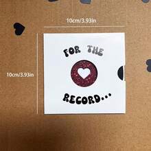Record/Vinyl Record Gift Card,Handmade Romantic Gift, Valentine'S Day Gift, Gift Card For Him,Anniversary Present, Romantic Gift; Suitable For Valentine'S Day,Anniversaries, And Music Lovers - Sets - View 2