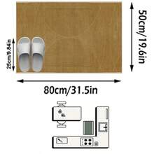 1 tấm thảm runner dài họa tiết vòm hình học tối giản màu vàng đồng ấm, phong cách hiện đại sang trọng, giả cashmere, hình chữ nhật dài đối xứng với chi tiết giao nhau giữa vòm và đường kẻ, có thể giặt máy, dùng làm chăn trải cạnh giường, phù hợp cho hành lang, lối đi và nhà bếp, trang trí nhà cửa quanh năm - Nhiều màu - Xem 15