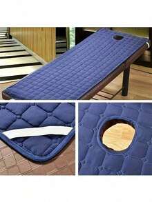 1pc Skin-Friendly Massage Bed Sheet Mattress Cover With Face Breathing Hole For Beauty Salon SPA - Multicolor - View 4