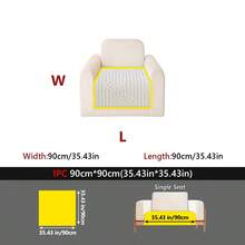 1 buah Bantal Sofa Mewah Baru, Bantalan Kursi Anti Selip Ramah Hewan Peliharaan, Pelindung Sofa, Dekorasi Ruangan, Cocok untuk Sofa 1-4 Dudukan, Serbaguna - MultiWarna - View 33