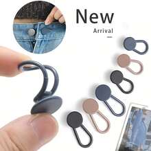 6pcs (3 Medium & 3 Large) Adjustable Waist Extender - No-Sew Denim Waist Extender, Durable Plastic Buckle, Suitable For Women's Jeans, Skirts And Dresses - Casual And Formal - Daily And Special Occasions - Easy To Install And Remove, Denim Waist Extender, Clothing Alteration Tool, Streetwear Accessory, Sturdy Clip Design, Skirt Extender, Discreet Accessory, Solid Structure, Fashion Accessory, Ideal Choice For Enthusiasts - Multi-color - View 7