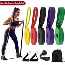 Different Tension Strength Resistance Bands, Training Elastic Bands Set, Home Workout Stretching Bands, Full Body Exercise Suitable For Men And Women, Gym, Home Workout And More - A - View 1