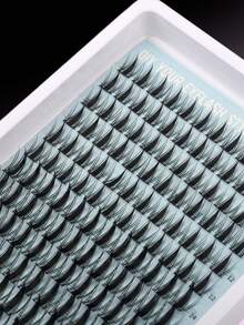 144 Clusters Anime Style False Eyelashes, False Eyelashes, Eyelashes, Partial False Eyelashes, Partial Eyelashes, Suitable For Beginners And Reusable, 10-16mm Single Cluster False Eyelashes - D - View 2