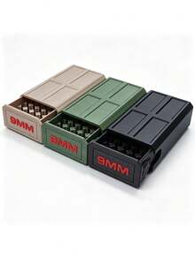 3D Printed 9mm Storage Box With A 50-Round Capacity Drawer, Essential Tactical Equipment For Shooting Practice. Smooth Drawer Operation. Desktop Hardware Organizer. - Multicolor - View 5