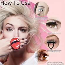 1 Set Eyelash Curler With 2 Replacement Pads, Stainless Steel Manual Eyelash Curler, Professional Beauty Tool, Portable Eyelash Curler With Replacement Pads, Suitable For Long-Term Use, Suitable For Home And Business Use, Suitable For All Makeup Women's Eyelash Curler Tool, Excellent Curling Effect, Precise Shaping Tool, Curling Device, Long-Lasting Eye Makeup - Multicolor - View 10