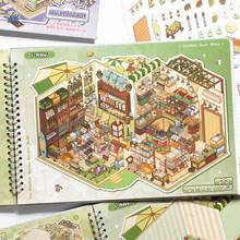 6 Scene Paper Store Clerk Collection Book 8.0 Diorama Stickers 3D Handmade Toy Exclusive DIY Stress Relief - 6 Scenes [Paper Trail Store Clerk Series Collection Book 8.0] - View 4