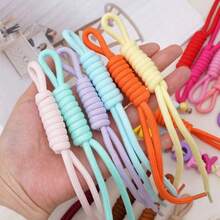 1-100pcs Colorful Dopamine Braided Polyester Handmade Rope, DIY Bag, Phone Chain, Jewelry Pendant Fashion Accessories - Multicolor - View 3