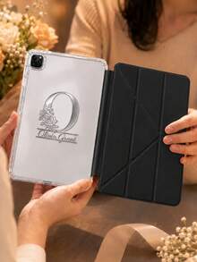 Casing Ponsel Kustom dengan Nama dan Monogram Bunga, Penutup Lipat Y Transparan dengan Penyangga, Pelindung untuk Penggunaan Sehari-hari di Kantor, Rumah, dan Perjalanan, Desain Emas/Perak yang Estetis, Hadiah Ulang Tahun dan Natal Terbaik untuk Wanita, Anak Perempuan, dan Teman. - MultiWarna - View 5