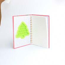 1pc A5 Christmas Coil Students Notebook,Pocket Size Side Flip Notepad,Loose-Leaf Journal,Cute Xmas Stationery,School Memo Book,Christmas Gift For Kids - Multicolor - View 7