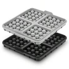 1/2PCS Air Fryer Waffle Silicone Mold, 4-Cavity Integrated Baking Pan, Home DIY Waffle, Mini Cake, Fried Egg, High-Temperature Resistant Silicone Material, Non-Stick Easy Release, Dishwasher , Oven Baking Tool, Breakfast Homemade Snack, Outdoor Camping Picnic Suitable, Multi-Function Baking Accessory, Suitable For Multiple Air Fryers, Soft And Foldable, Easy To Clean, Home Kitchen Cooking, Beginner Friendly, Homemade Delicious Dessert Breakfast, Practical Kitchen Tool, Suitable For Gift And Home Use - View 16