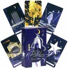 Durable Cardstock, A Set 78-Deck English Edition I Am Not A Doll Tarot Cards For Divination And Gameplay - Vibrant Illustrations - Blue - View 4