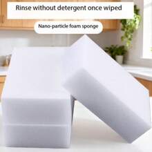 26Pcs-1pc Magic Sponge Multi-Functional Household Cleaning Sponge, Suitable For Cleaning Furniture, Bathrooms, Bathtubs, Sinks, Floors, Walls, Etc. Cleaning Supplies, Household Items, Suitable For School, Kitchen, Bathroom, Home Use - Multicolor - View 5
