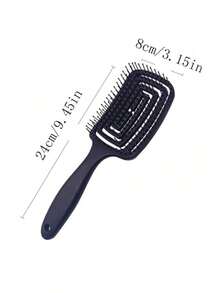 1pc Multi-Function Massage Comb, Anti-Static Comb Suitable For Dry And Wet Hair - Gentle Massage Design, ABS Plastic Handle, Fits All Hair Types, Reduces Tangling And Frizz, Improves Scalp Health, Styling Comb With Fluffy Massage Teeth, Women's Gift - Multi-color Style - View 9