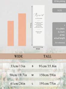 1pc Custom Photo And Text Wedding In Loving Memory Chair Sash, Personalized Memorial Seat Banner For Loved Ones, Wedding Ceremony Chair Decoration - Multicolor - View 6