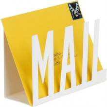 2pcs Modern Aesthetic Black Metal Hollow Mail Rack - Desktop Mail Organizer, Space-Saving And Durable, Office Envelope File Storage Rack, Minimalist Decor, Suitable For File Storage, Cabinet And Countertop, Helping You Keep Your Desk Neat And Organized. Suitable For Bedroom, Office, Study, With Home And Kitchen Display Functions, Both An Office Decor Item And An Ideal Choice For Holiday Gifts. - Multicolor - View 11