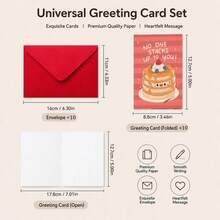 10 Sets (10 Cards + 10 Envelopes) Vibrant Thank You Card Set, With Envelopes, Perfect For Expressing Gratitude To Teachers, Colleagues, Employees And Friends - A - View 5