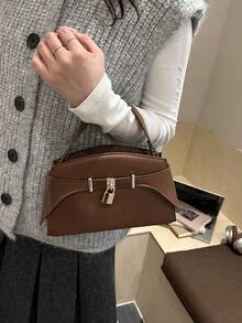 Retro-Style Women's 2026 New Fashionable Crossbody Bag That Is Versatile And Luxurious, Small Square Bag - Brown - View 8