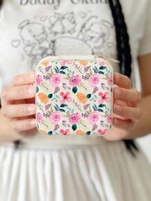 Women's Flower Jewelry Box White-Travel Jewelry Case-Jewelry Box Organizer-Jewelry Box Earrings-Jewelry Box Necklace-Jewelry Box Organizer Storage - Vintage Floral Jewelry Box - View 22