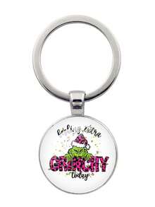The Grinch Christmas Pendant Car Keychain Wholesale, Hot-Selling Cross-Border Accessory Gift - Multicolor - View 1