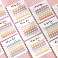 Creative Daily Planner Sticky Notes Strong Adhesive Removable Memo Pads High Aesthetic Value Note Paper 1pc/2pcs - one-size - View 7