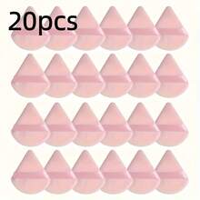 100/20/10/5 Triangular Powder Puff Applicators, A One-Time Powder Compact Set, Soft Triangular Facial Makeup Tools, Suitable For Applying Powder And Foundation Creams, Beauty Tools - Multicolor - View 9