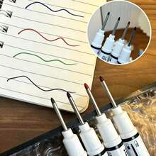 3pcs Easy Mark Neutral Pens, Multi-Material Deep Hole Marking, Waterproof Long Tip, Quick-Dry Plastic Pens, Suitable For Woodworking, Metal, Plastic, Construction, DIY Crafts - Red, Black, Blue, Green, White Colors Randomly Sent - 1 Piece, Color Random - View 11