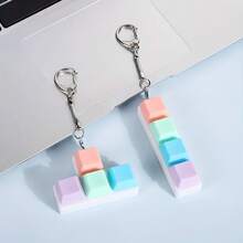 Random Color 4 Keys 1pc Fun Keychains - Random Color 4 Keys 1pc - View 4