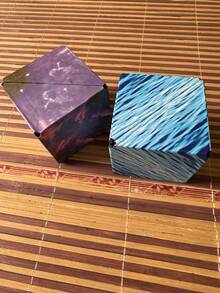 Versatile Geometric Magnetic Magic Cube, 3D Puzzle Cube, Geometric Puzzle, Thanksgiving, Christmas Gift, Classic Stress Relief Infinite Reversible, Multiple Colors Available. - Multicolor - View 17