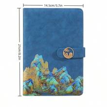 Notebook Chinese Style Cultural Creative Thousand Miles Of Rivers And Mountains Notebook Exquisite Chinese Style Gift Box Set Business Office Meeting Notebook - A5 - View 2