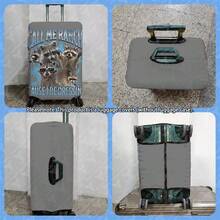 1pc / Flat Print Design / Luggage Cover (Luggage Cover Only, Luggage Not Included) / Suitable For 20 To 28 Inch Luggage / Made Of Thickened Fabric / An Essential Accessory For Your Travel And Checked Baggage. - Multicolor - View 8