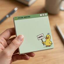Funny Duck Sticky Notes 4 Packs, 3x3 Inch Sassy Retro Computer Memo Pads, 50 Sheets/Pad. Humorous Desk Accessories And Office Supplies Gift For Coworkers, Friends, Adults. - one-size - View 6