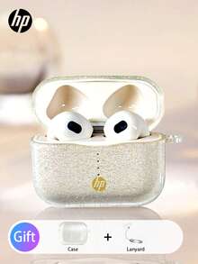 HP Wireless Semi-In-Ear Bluetooth Earbuds (Includes Transparent Protective Case), Bluetooth 6.0 Type-C Charging, Noise-Canceling Calls, Compact & Portable, Comfortable Fit, Suitable For Sports & Running, Compatible With Phone/Tablet/Laptop - View 3