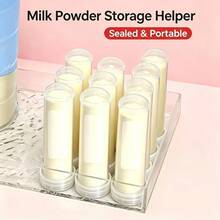 3pcs Portable Baby Formula Storage Containers, Baby Outdoor Travel Snack Food Portion Boxes - Multicolor - View 3