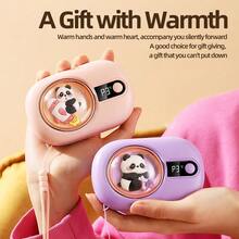 SEAGO Portable Rechargeable Smart Hand Warmer, 40-55°C 3-Level Temperature Control, Digital Battery Display, Type-C Charging, Winter Hand Warming Essential, Suitable For Students, Winter Gift 1200mAh - Single Pack - View 5