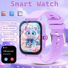 Kids Smart Watch: Supports Wireless Calling, Pedometer, Music Control, Remote Camera, Alarm Clock And More. Compatible With Android/IOS Phones, Equipped With 260mAh Battery. - Multicolor - View 11