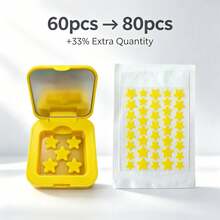 Cute Star Face Stickers Suitable For Music Festivals And Parties - Multicolor - View 7