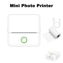 Mini Sticker Printer, White Portable Thermal Sticker Maker Machine With Paper Roll, Inkless Bluetooth Printer Compatible With Android & IOS Smartphones & Tablets, Pocket Printer For Notes, Labels, Memos, Pictures, Ideal Gift - Multicolor - View 37