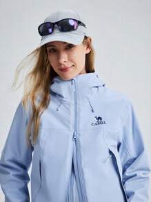 CAMEL CROWN Women's Chama PLUS 3-In-1 Professional Outdoor Jacket, Waterproof Hiking & Mountaineering Coat, Suitable For Outdoor Adventure - Blue - View 4