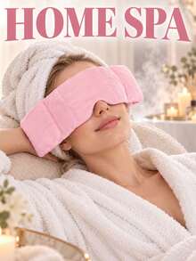 Weighted Velvet Sleep Mask, Gravity Blackout Eye Mask, Soft & Breathable, Adjustable Eye Mask, Suitable For Relaxation, Travel, Insomnia And Business Trips, Travel Essential, Home Decor, School Essential, Halloween Room Decor - One Size - View 5
