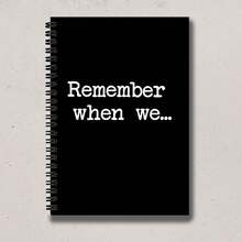 1pc "Remember When..." Friendship Diary - A5 Size, Lined Pages, Best Friend Memory Album, Perfect Christmas Gift - Christmas, Halloween Perfect Gift - Lined Book - View 5