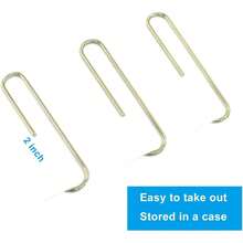 2 Inch Large Paper Clips, Rose Gold, 100Pcs - Lavender - View 10