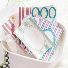 JotBox 100pcs Moonlight Wish Book Memo Pads Grid Pattern Notes For Scrapbooking Diary Material Collage Journal Background - Moonlight Wish Book - View 5