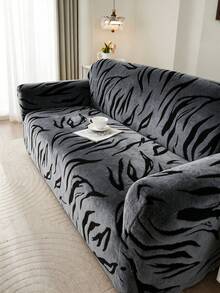 1 Buah Sarung Sofa Katun Lembut Kationik Anti Debu dan Anti Hewan Peliharaan, Jacquard Mewah Timbul dengan Pola Daun Besar Minimalis, Nuansa Warna yang Kaya, Tebal, Gaya Musim Gugur/Musim Dingin untuk Sofa 1/2/3/4 Dudukan - MultiWarna - View 9
